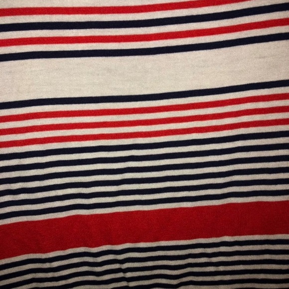 Macy’s Women’s Long Sleeve Striped Blouse - Picture 3 of 7